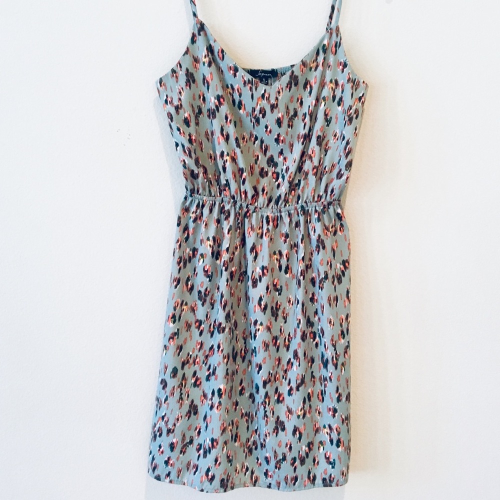 Nordstrom Spaghetti Strap Spring Print Dress